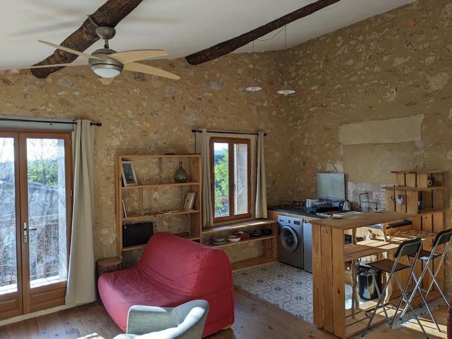 Appartement 1 Chambre, 55M2 - Maison De Village De Charme 17Eme Siecle - Garrigue Heraultaise Argelliers Exterior foto